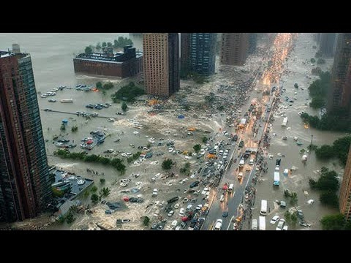 Apokalipszis New Yorkban: rendkívüli állapotot hirdettek a heves esőzések miatt