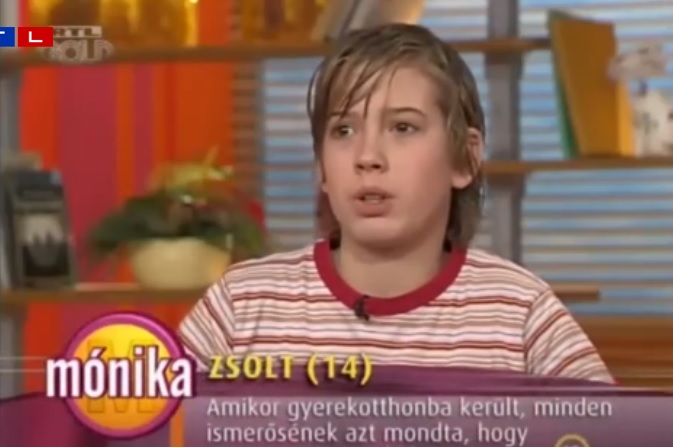 Elképesztő videó kering az interneten: 14 évesen Osváth Zsolt a Mónika-showban értelmesebben beszél, mint sok felnőtt