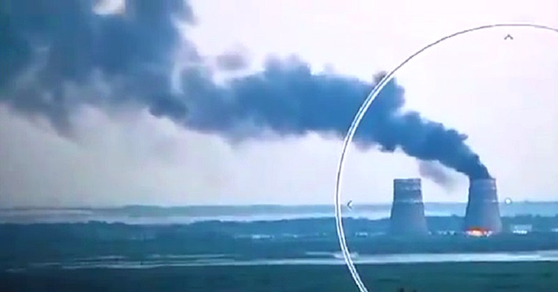 Videóval: Lángok csaptak fel a zaporizzsjai atomerőműben